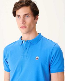 Hot Polo En Coton Biologique Azure Marbella Vetements