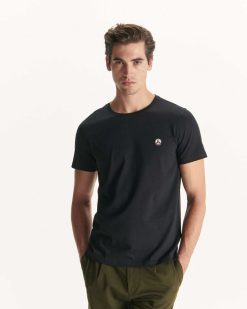 Online T-Shirt Pietro En Coton Biologique Noir Vetements