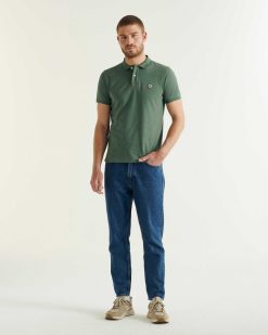 Hot Polo Marbella Vert Celadon En Coton Bio Vetements