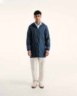 Best Veste Longue Impermeable A Capuche Oban Marine Vetements D'Exterieur