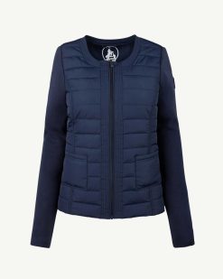 Clearance Bleu Marine - Doudoune Legere Bi-Tissu Almeria Vetements D'Exterieur