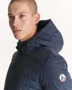 Best Doudoune Legere Reversible Bleu Marine Amsterdam Vetements D'Exterieur