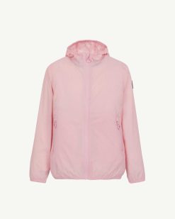 Best Veste Impermeable Pliable Arran Pour Enfant Rose Peche Vetements D'Exterieur