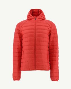 New Doudoune Legere Rouge Feu Nico Vetements D'Exterieur