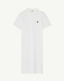 Clearance Robe Polo Palma Coton Bio Blanc Vetements