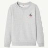 New Sweat-Shirt En Coton Biologique Pour Enfants Barcelos Gris Melange Vetements