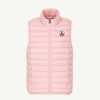 Best Veste Matelassee Sans Manches Rose Peche Zoe Kid Vetements D'Exterieur