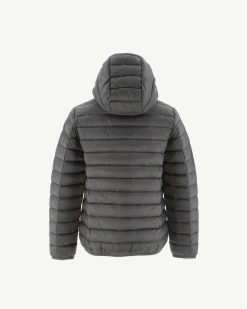 Best Doudoune A Capuche Anthracite Hugo Vetements D'Exterieur