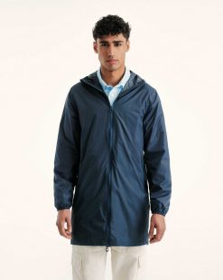 Best Veste Longue Impermeable A Capuche Oban Marine Vetements D'Exterieur