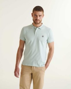 Online Polo En Coton Biologique Marbella Menthe Poivree Vetements