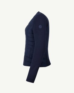 Clearance Bleu Marine - Doudoune Legere Bi-Tissu Almeria Vetements D'Exterieur