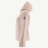 Hot Doudoune Legere A Capuche Cloe Rose Pale Vetements D'Exterieur