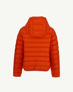 Online Veste Matelassee A Capuche Grand Froid Pour Enfant Dark Orange Gold 2.0 Vetements D'Exterieur