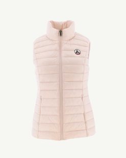 Clearance Doudoune Legere Sans Manches Rose Tendre Seda Vetements D'Exterieur