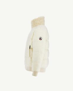 New Doudoune Reversible Grand Froid Pour Enfant Natural Vali 2.0 Sherpa Vetements D'Exterieur