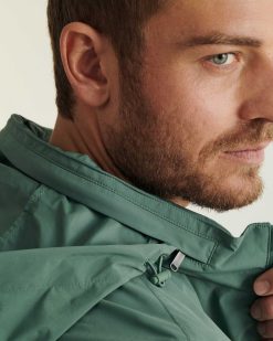 Online Veste Coupe-Vent Legere Origami Vert Celadon Vetements D'Exterieur