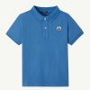 Online Polo Enfant En Coton Bio Salvador Light Denim Vetements