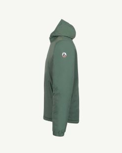 Online Veste Matelassee Reversible A Capuche Bergen 2.0 Vert Celadon/Argile Vetements D'Exterieur