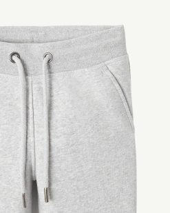 Clearance Pantalon De Jogging En Coton Biologique Pour Enfants Arica Gris Melange Vetements