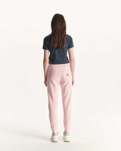 Online Pantalon De Jogging En Coton Biologique Valparaiso Rose Peche Vetements