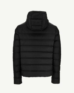 Online Doudoune A Capuche Noire Jorge Vetements D'Exterieur