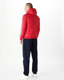 Best Doudoune A Capuche Rouge Colin Vetements D'Exterieur