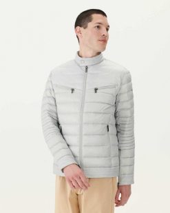 New Doudoune David Gris Doux Vetements D'Exterieur