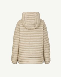 Clearance Veste D'Hiver Reversible A Capuche Pour Enfant Kyoto 2.0 Ultralight Bleu Marine/Beige Vetements D'Exterieur