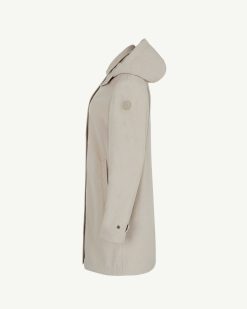 Wholesale Veste Impermeable Corinthe A Capuche Amovible Beige Vetements D'Exterieur