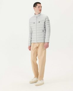 New Doudoune David Gris Doux Vetements D'Exterieur