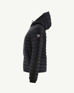 New Doudoune A Capuche Reversible Noire Vienne Vetements D'Exterieur