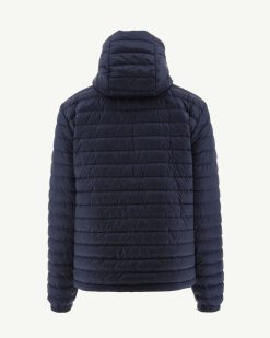 Best Doudoune A Capuche Reversible Bleu Marine Bergen Vetements D'Exterieur