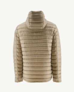 Hot Doudoune A Capuche Reversible Armee/Beige Bergen Vetements D'Exterieur