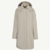 Wholesale Veste Impermeable Corinthe A Capuche Amovible Beige Vetements D'Exterieur