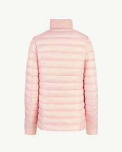 New Doudoune Legere Cha Rose Peche Vetements D'Exterieur