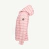 Online Veste Matelassee A Capuche Legere Rose Peche Carla Kid Vetements D'Exterieur