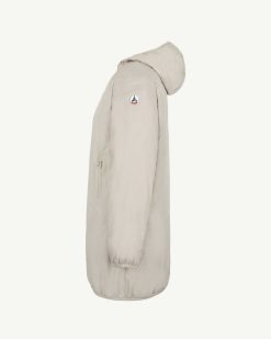 Best Veste Longue Impermeable Doublee Polaire Glendale Beige Vetements D'Exterieur