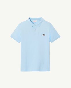 Hot Polo En Coton Biologique Marbella Bleu Ciel Vetements