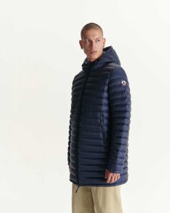 Best Doudoune Legere Reversible Bleu Marine Amsterdam Vetements D'Exterieur