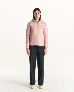 Wholesale Doudoune Legere A Capuche Cloe Rose Peche Vetements D'Exterieur