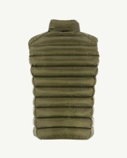 Clearance Doudoune Sans Manches Army Argent Vetements D'Exterieur