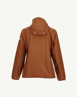 Clearance Veste A Capuche Impermeable Pour Enfants Caramel Madeira Vetements D'Exterieur