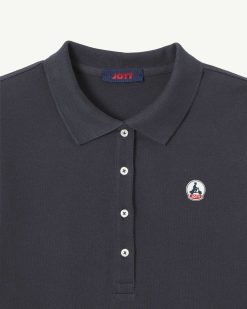 Wholesale Polo Bleu Marine Franca En Coton Bio Vetements