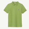 Hot Polo Marbella En Coton Biologique Vert Fougere Vetements