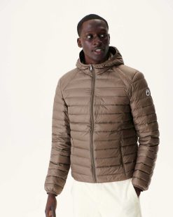 New Doudoune Legere Taupe Nico Vetements D'Exterieur