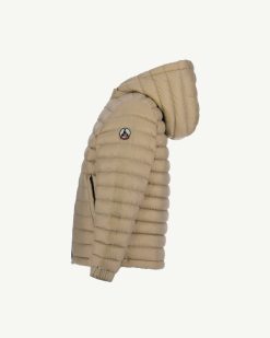 Hot Doudoune Reversible Pour Enfant Zurich Noir/Beige Vetements D'Exterieur