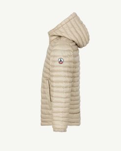 Clearance Veste D'Hiver Reversible A Capuche Pour Enfant Kyoto 2.0 Ultralight Bleu Marine/Beige Vetements D'Exterieur