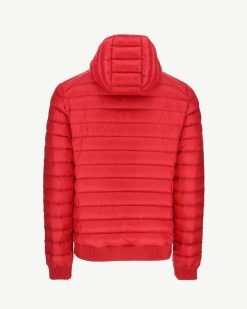 Best Doudoune A Capuche Rouge Colin Vetements D'Exterieur