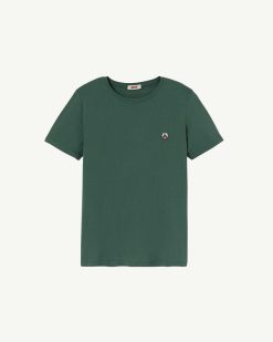 Hot T-Shirt Pietro En Coton Biologique Vert Celadon Vetements