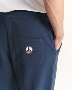 Hot Pantalon De Jogging Santiago Bleu Marine Vetements